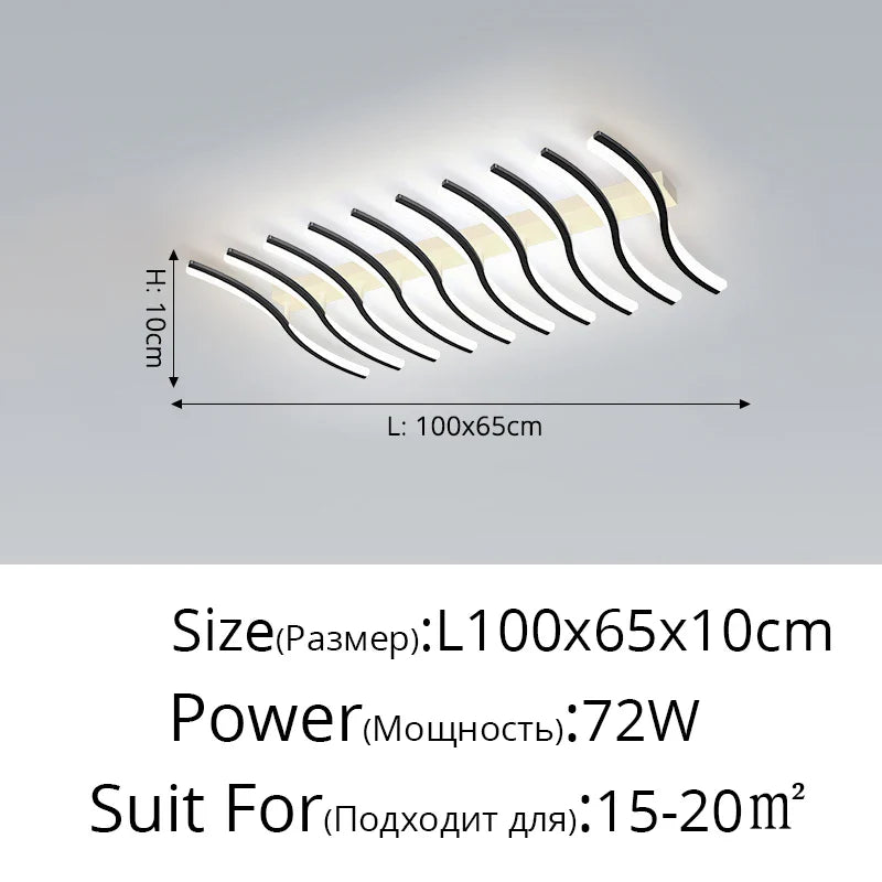 Ceiling light fixture with dimensions and specifications on a gray background