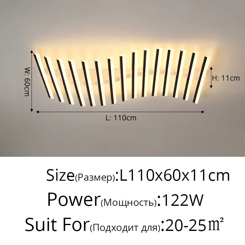 Carrylighthome Modernistic Nordic Fishbone style Ceiling Light - Carry Light