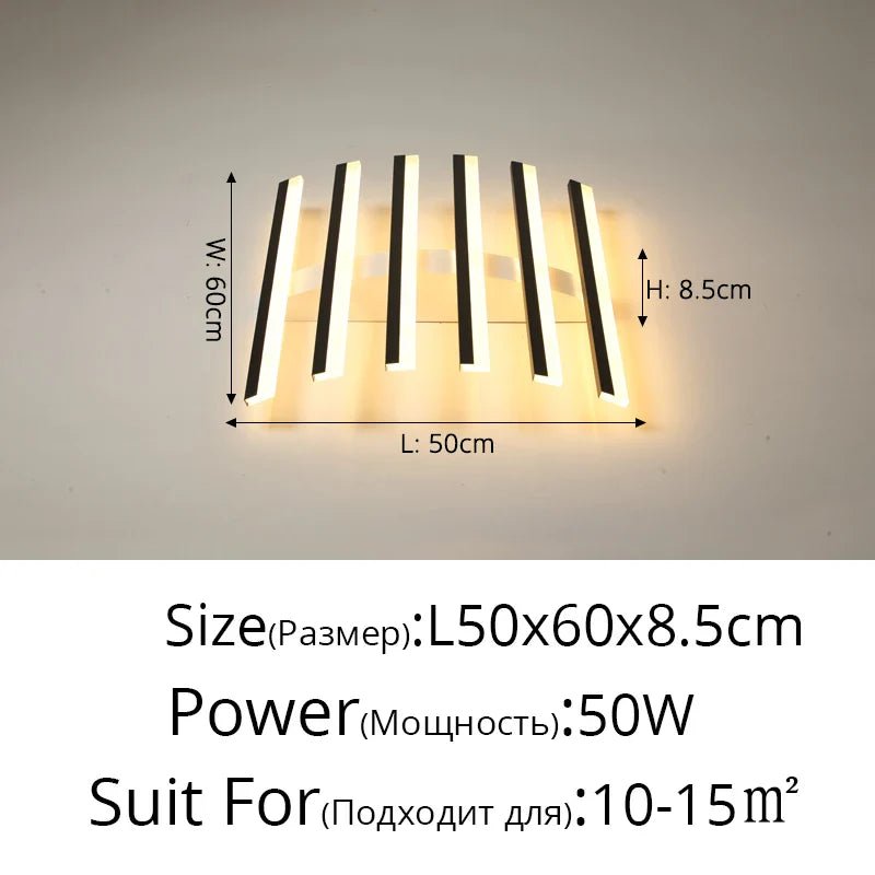 Carrylighthome Modernistic Nordic Fishbone style Ceiling Light - Carry Light