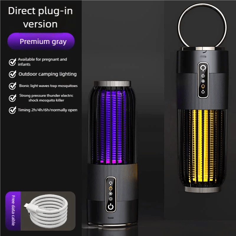 Portable Solar Mosquito Repellant Lamp - Carry Light