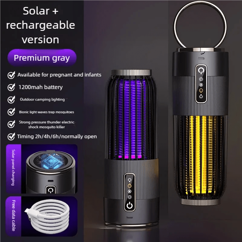 Portable Solar Mosquito Repellant Lamp - Carry Light