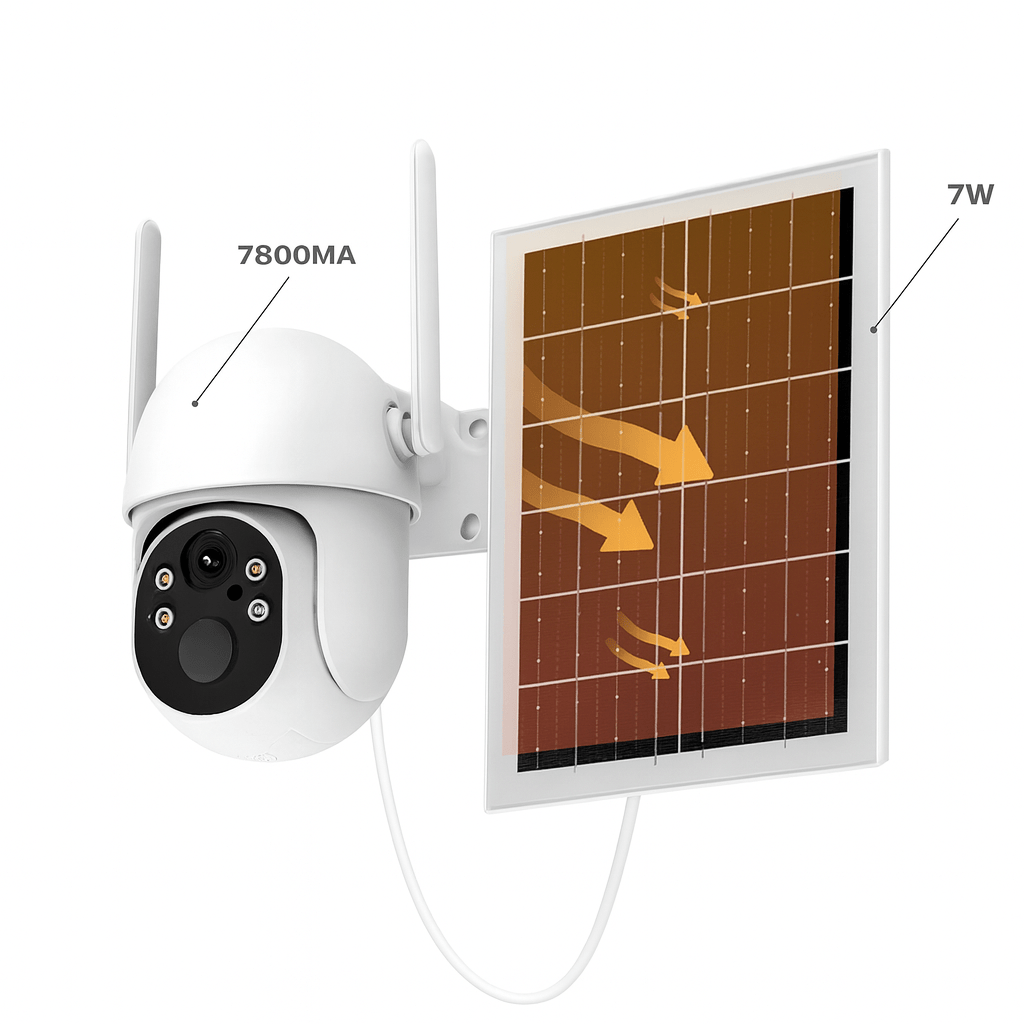 Smart 4G Solar Security Camera – Wireless Outdoor CCTV - Carry Light