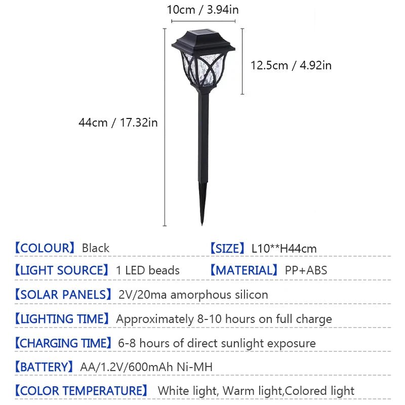 Waterproof Solar Garden Path Light – LED Outdoor Lighting | CarryLight - Carry Light