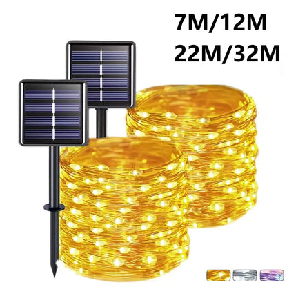 Outdoor Solar Xmas Lights