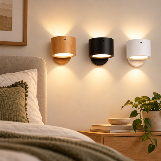 Rechargeable Wireless Wall Light – 360° Magnetic & Detachable