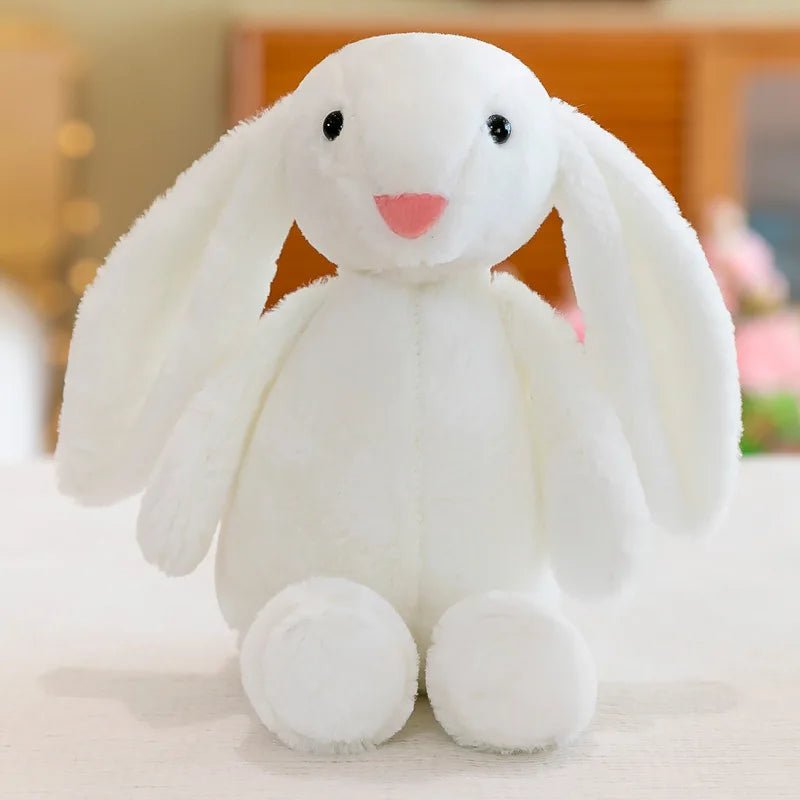 Cute Bunny Rabbit Plush Toy – Long - Eared Soft Stuffed Animal Gift for Kids & Babies - Carry Light