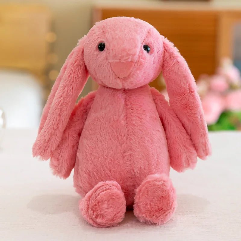 Cute Bunny Rabbit Plush Toy – Long - Eared Soft Stuffed Animal Gift for Kids & Babies - Carry Light