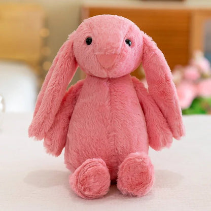 Cute Bunny Rabbit Plush Toy – Long - Eared Soft Stuffed Animal Gift for Kids & Babies - Carry Light