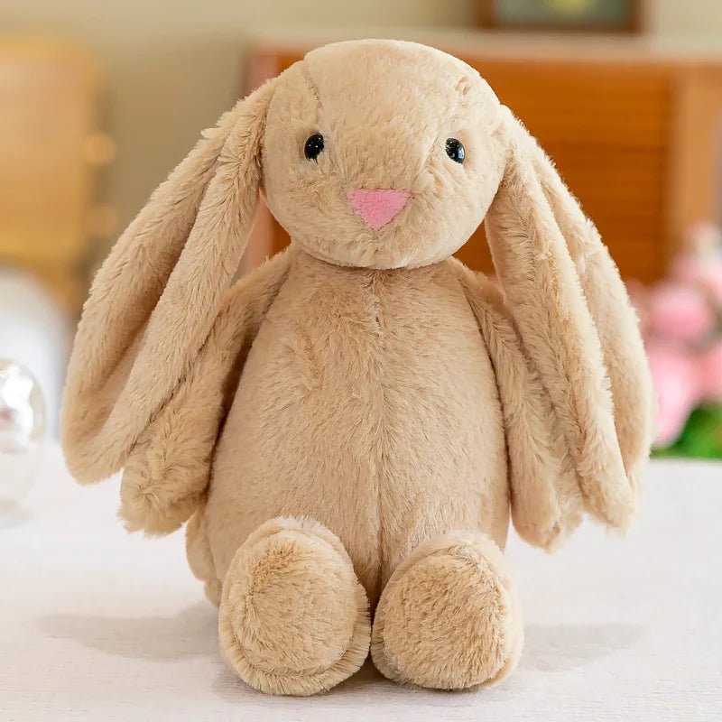Cute Bunny Rabbit Plush Toy – Long - Eared Soft Stuffed Animal Gift for Kids & Babies - Carry Light