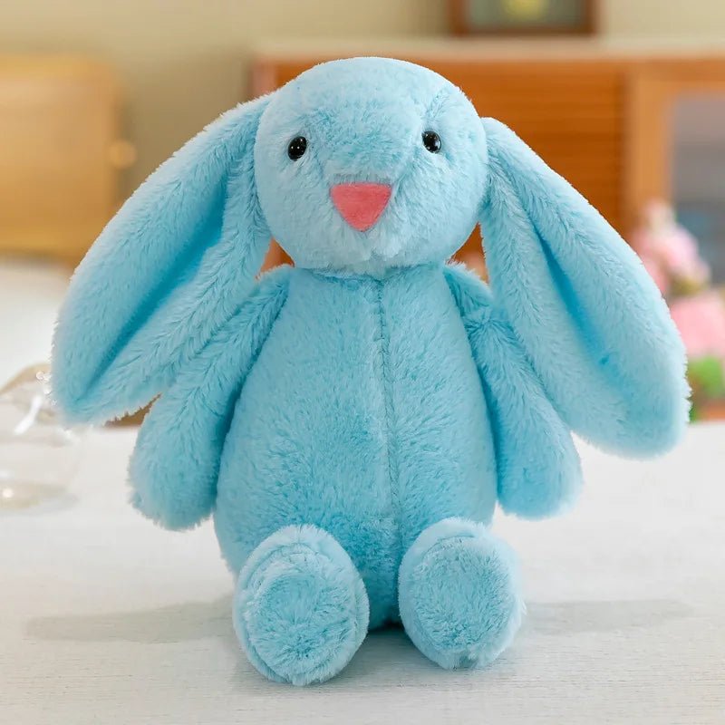Cute Bunny Rabbit Plush Toy – Long - Eared Soft Stuffed Animal Gift for Kids & Babies - Carry Light