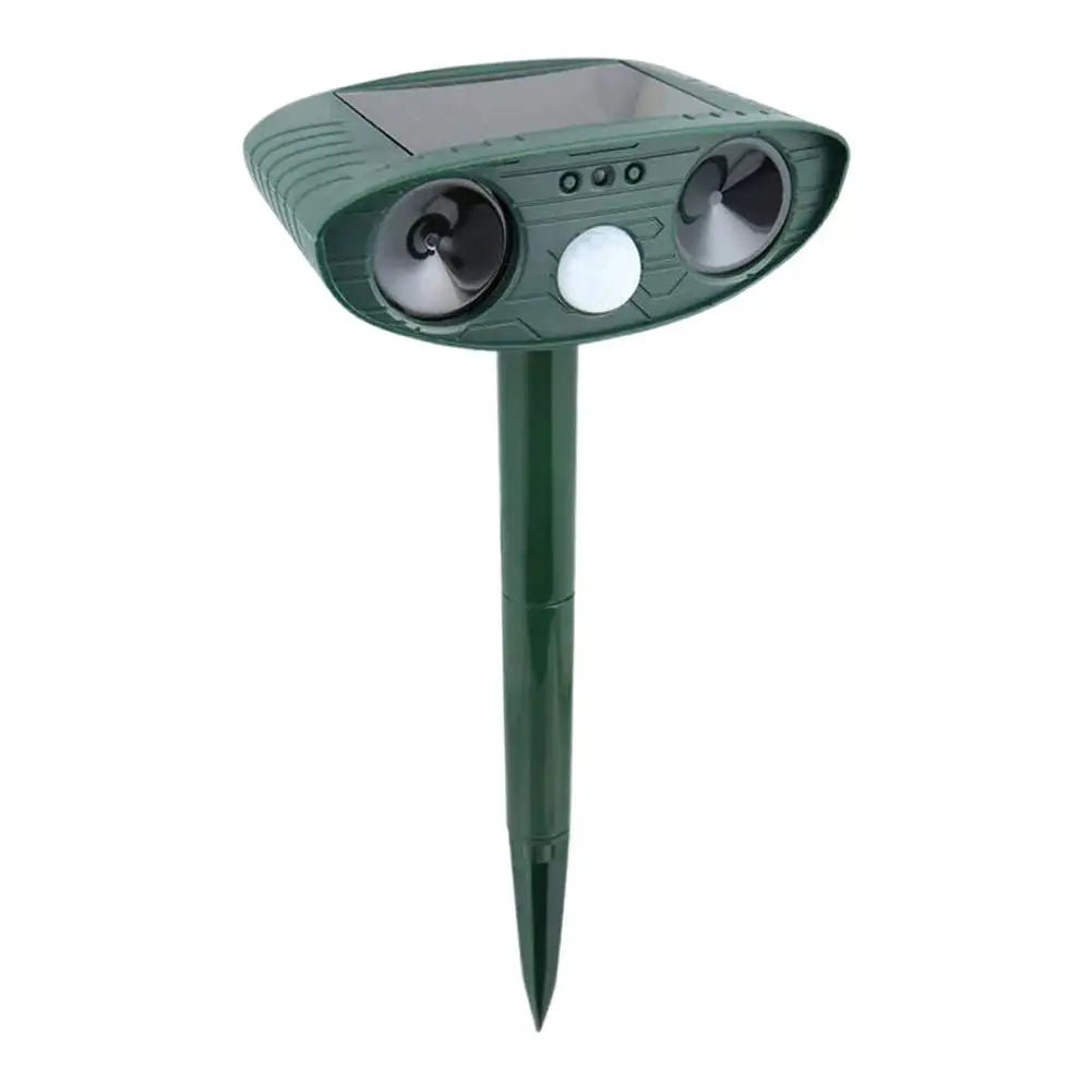 Solar Ultrasonic Garden Animal Repeller - Carry Light