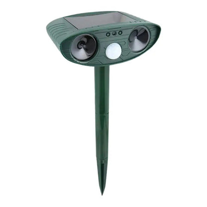 Solar Ultrasonic Garden Animal Repeller - Carry Light