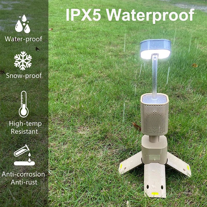 Telescopic LED Camping Light with Bluetooth Speaker - Carry Light