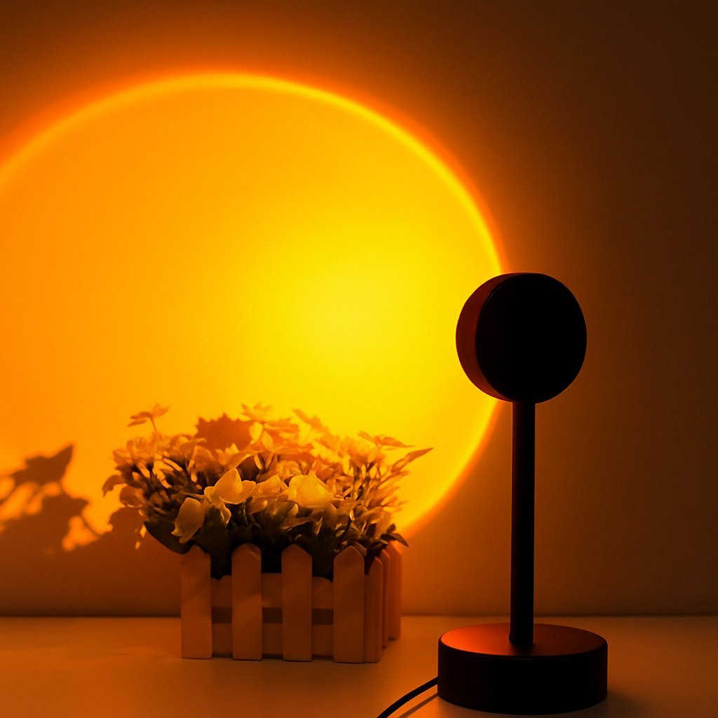 USB Sunset Light LED Projector | Rainbow Neon Lamp for Home Decor ...